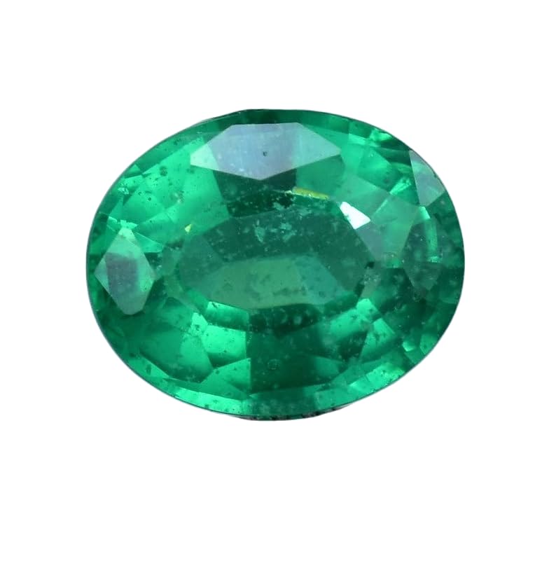 Émeraude naturelle 10x8mm pour fabriquer votre bague de fiançailles DIY