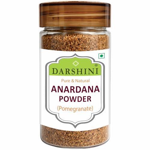 Image of Darshini Anardana Powder 100 gm - Dry Pomegranate Seeds Powder | Organic Tangy Flavor Spice for Cooking, Chutneys, Curries, Chaats & Marinades | No Preservatives