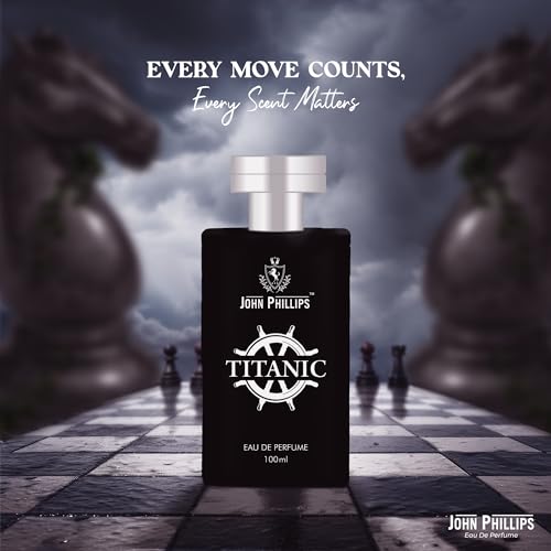 Image of John Phillips Blackcherry & Titanic 100 ml + 100 ml Eau De French Perfume For Men