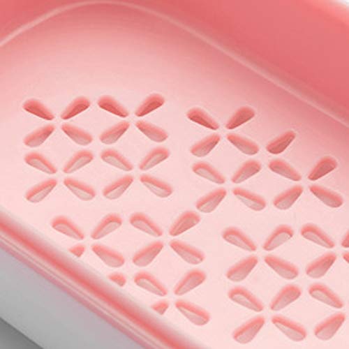 RTHGTFFZ Jabonera Baño La Caja de jabón se Puede Colocar en la Caja de Drenaje del Fregadero en la Cocina y el baño, la Caja de jabón está Hecha de PP y Tiene una Tapa. (Color : Green)