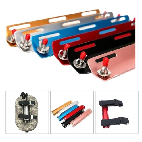 Arnés de placa trasera de buceo con aluminio y acero inox plata 6
