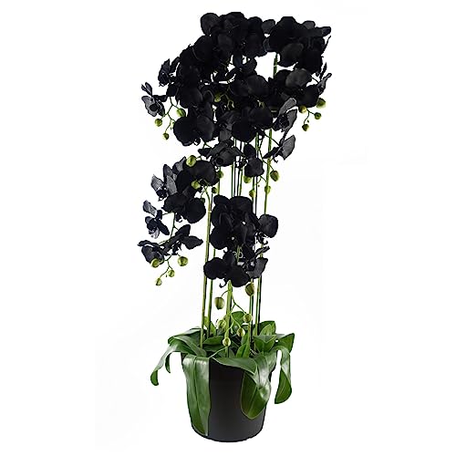 Botanik Realistische künstliche Orchideenpflanzen, vollständig getopft