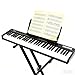 61 Keys Electric Keyboard Piano, Portable Semi-Weighted Electronic Keyboards with Sheet Music Stand & Power Adapter, Musical Instruments for Beginners and Professionals