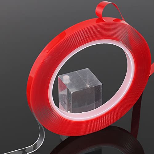 Silikon-Dichtlippe für Glasbodenplatte/Ofenplatte/Bodenplatte/Kaminplatte, transparent, 6 mm x 1 mm, superdünn und nahtlos (3m)