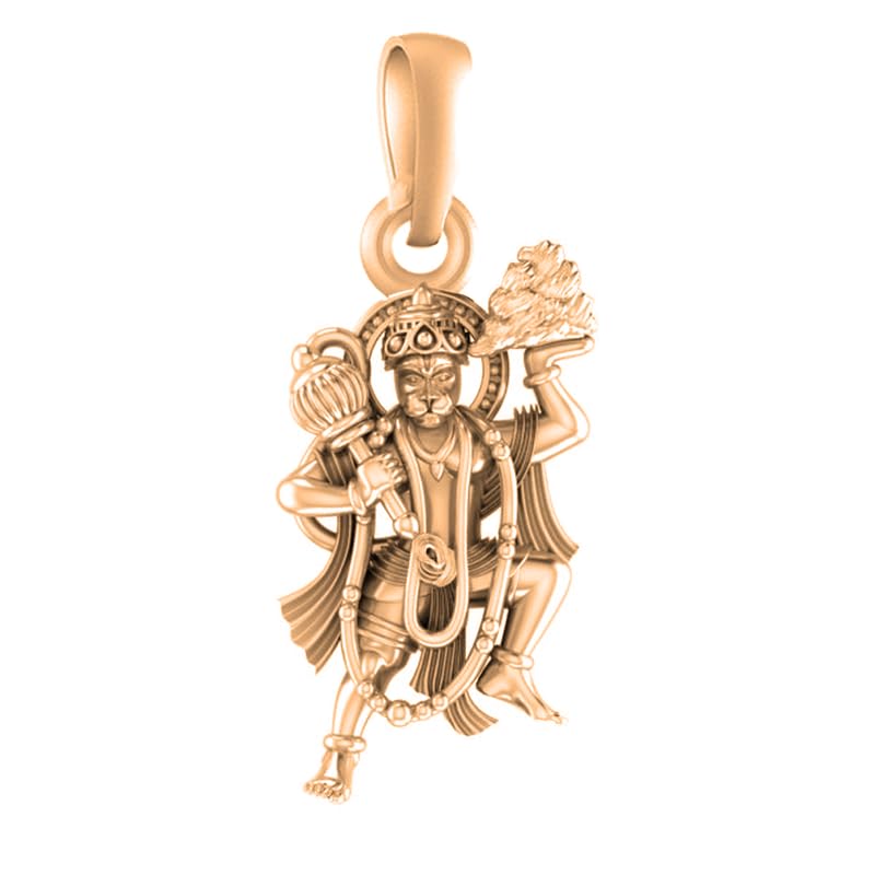 Pendentif Hanuman argent sterling hypoallergénique pour enfant