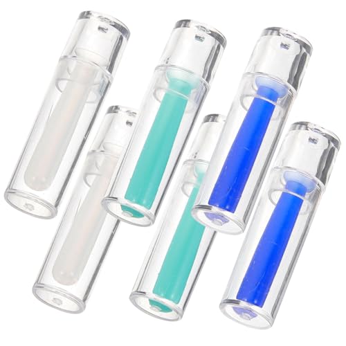 SOPOTUTU 6 pièces Applicateur Lentilles de Contact Souple Outil de Retrait avec Ventouse Silicone Accessoires Pratiques pour Lentilles Souples et Rigides Usage Quotidien et Voyage Mixte