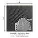 HOLSTEX Thermoform Sheet - (Carbon Fiber Texture) - (.080 Thickness) - (12in x 12in Sheet) - (Armor Black) - (1 Sheet) - DIY Holster Making, Airsoft Armor, & Hobby