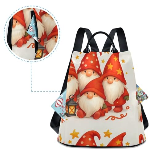 Sac à dos nains de Noël chapeaux rouges le cadeau parfait pour petits et grands - 4