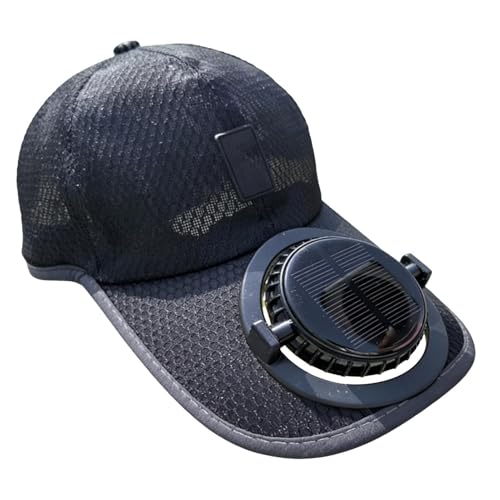 Chapeau ventilateur solaire anti-UV respirant et confortable