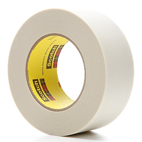 Image of 3M 50021200042756 Glass Cloth Tape 361, 2 inch x 60 yd, 7.5 mil, White (Pack of 24)