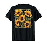 Stylische Backprints mit EDM Party Festival Blumen