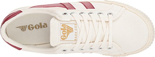 Image of Gola Tennis - Mark Cox Off-White /Deep Red 9 B (M)