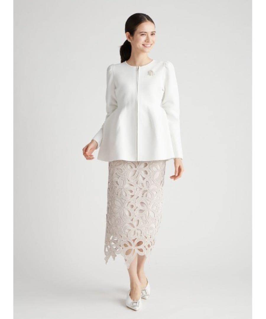 Amazon.co.jp: 2023SS CELFORD セルフォード リボンレースタイト  