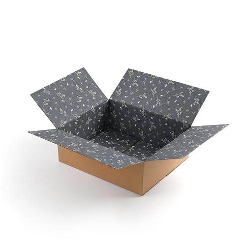 Image of Great Papers! GiftIn Corrugated Shipping Box, Botanical Design for Gifts, Birthdays, Holiday, and Care Packages (2025050)