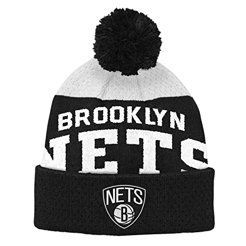 OuterStuff Gorro de invierno para niños, Brooklyn Nets para jóvenes Cover