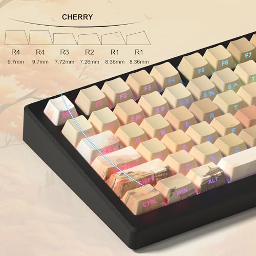 Image of dagaladoo Keyboard keycaps,Double Shot PBT keycaps