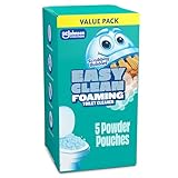 Scrubbing Bubbles Easy Clean Foaming Toilet Bowl Cleaner, Easy Toilet Drop In Powder Pouches, 100g (5 Pouches)