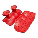 【Pratique et portable】 : Dimensions : 11 cm x 6 cm x 4 cm (4,33 pouces x 2,36 pouces x 1,57 pouces), format compact pour un transport facile à la salle de sport ou pour vos entraînements à domicile. Le coussinet droit est marqué d'un « R » et le coussinet gauche d'un « L » pour une identification facile.