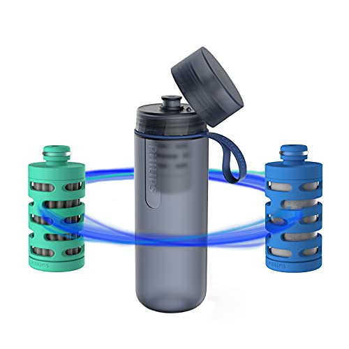 Bouteille d'eau active Philips GoZero anti chlore pour running et sport - 2