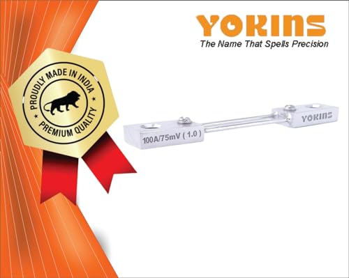 Image of YOKINS, DC Shunt 100A /75mV as per IS1248 Current Meter Shunt Resistor Resistance for DC Ammeter Shunt