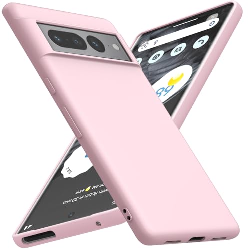 X-level Funda para Google Pixel 7 Pro, Suave TPU Gel Silicona Ultra Fina Anti-Arañazos y Protección a Bordes Carcasa Phone Case para Pixel 7 Pro, Rosa