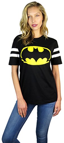 BATMAN DC Comics Womens Varsity Football Tee3