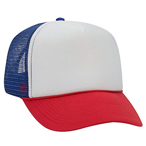 Image of OTTO Polyester Foam Front 5 Panel Pro Style Mesh Back Trucker Hat