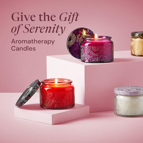 Aromatherapy Candle Set - 6-Piece, Multicolor - Stress Relief Scented Candles for Women - Bath Votives for Tub Relaxation - Image 3