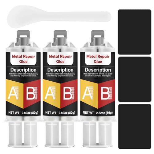 INNOVAYOU 240g Metallkleber Extra Stark Reparieren von Rissen Spaltschweißen Metall Kleber für Metall Kunststoff Edelstahl Aluminiumlegierung
