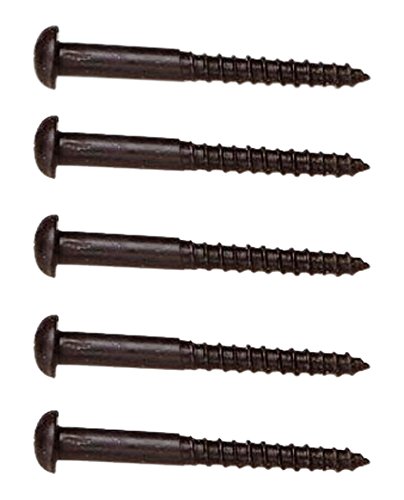 BH03896 Japanned Slotted Roundhead Screw, 1.1/2 inch x 10 - Black, Pack of 12