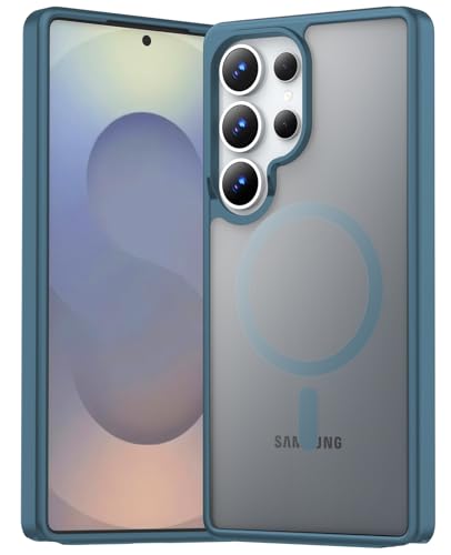 Coque Samsung S25 Ultra fine translucide bleu mat