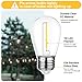 Mlambert LED String Light Bulbs, Shatterproof Outdoor String S14 Replacement Light Bulbs 4000K, Waterproof 1W LED Edison Equal to 11W,Not Solar