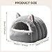Baoblaze Cat Bed Cave Pet House Warm Cats Pod Self Warming Soft,Kitty Shelter,Cat Nest for Hamster,Hedgehog Rabbit Pet Supplies Indoor, S