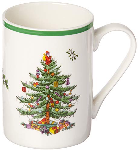 Spode 2011858338 3 Piece Melamine Mug & Tray Set, Green #TOP3