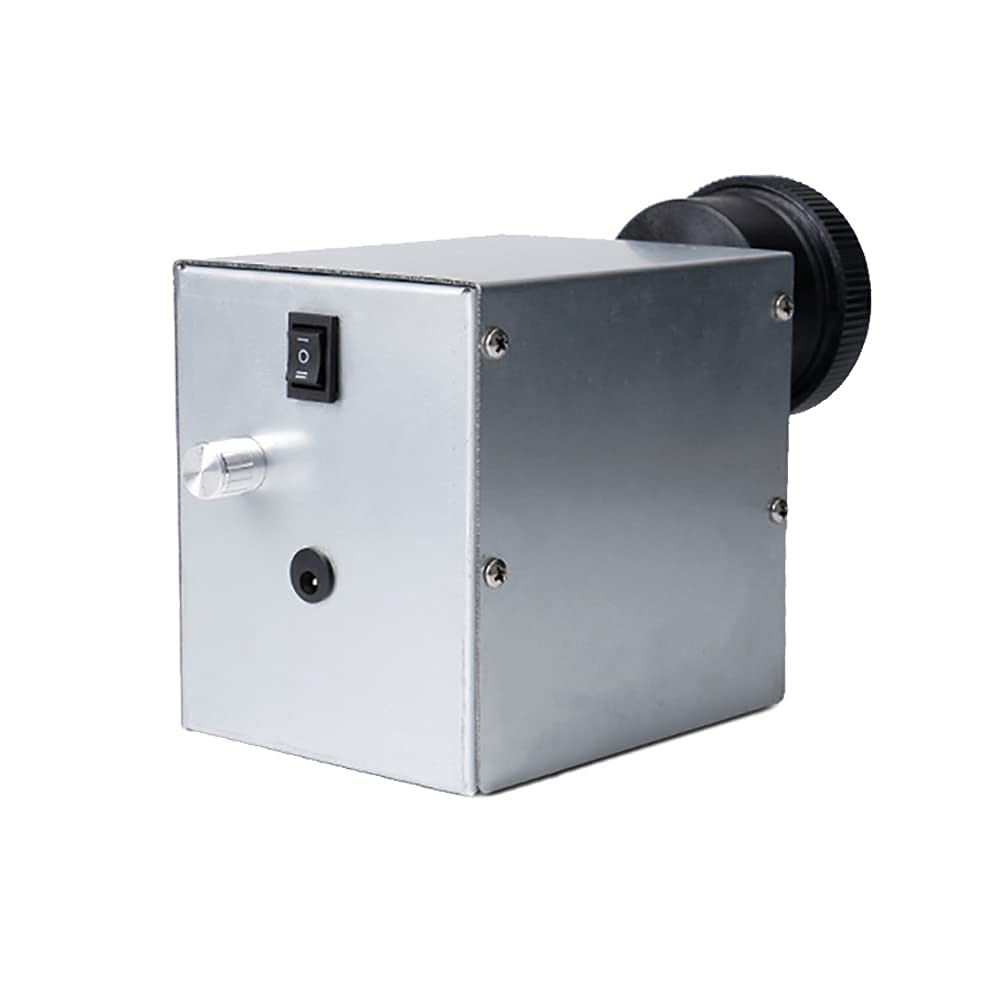 Aitoserlea Portable Fishing Rod Repair Machine Winding Epoxy Glue Machine DIY Lure Rod Modified Building Machine 0-60RPM with Foot Switch