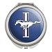 GRAPHICS & MORE Ford Mustang Logo Compact Travel Purse Handbag Makeup Mirror