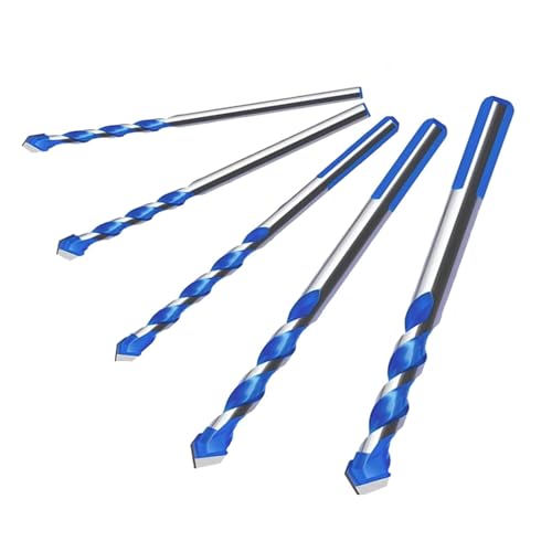 Chtaoxin 5 Pcs Concrete Drill Bit, Masonry Set, Shockproof Hammer Drill Bit, For Drill Tile Drill Bits, Granite, concrete, Porcelain, Glass, Brick, hard Tungsten Steel Alloy Tip4/5/6/8/10mm 1 Chtaoxin 5 Pcs Concrete Drill Bit, Masonry Set, Shockproof Hammer Drill Bit, For Drill Tile Drill Bits, Granite, concrete, Porcelain, Glass, Brick, hard Tungsten Steel Alloy Tip4/5/6/8/10mm