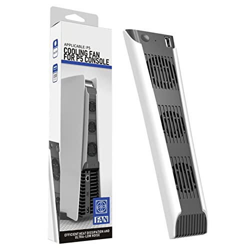 WOHPNLE Ventilador de refrigeración, de refrigeración silencioso de triple ventilador con alimentación USB Enfriador de consola Abs con instalación Plug Play 5 accesorios 5