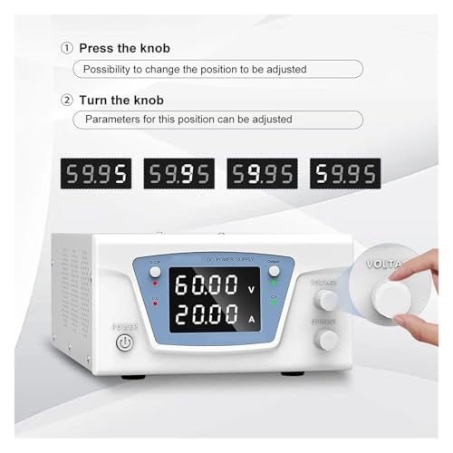 Alimentation CC variable et commutation de laboratoire réglable 0-20A