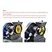 BREVELTION 100X60 Mini Jaw Crusher for Rock Ore Slag Steel Slag Coal Stone Crushing 220V 6mm~30mm Output Size