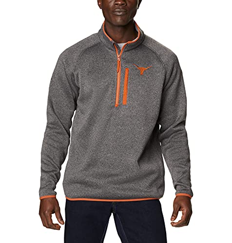 Image of Columbia NCAA mens Collegiate Canyon Point Sweater Fleece Half Zip