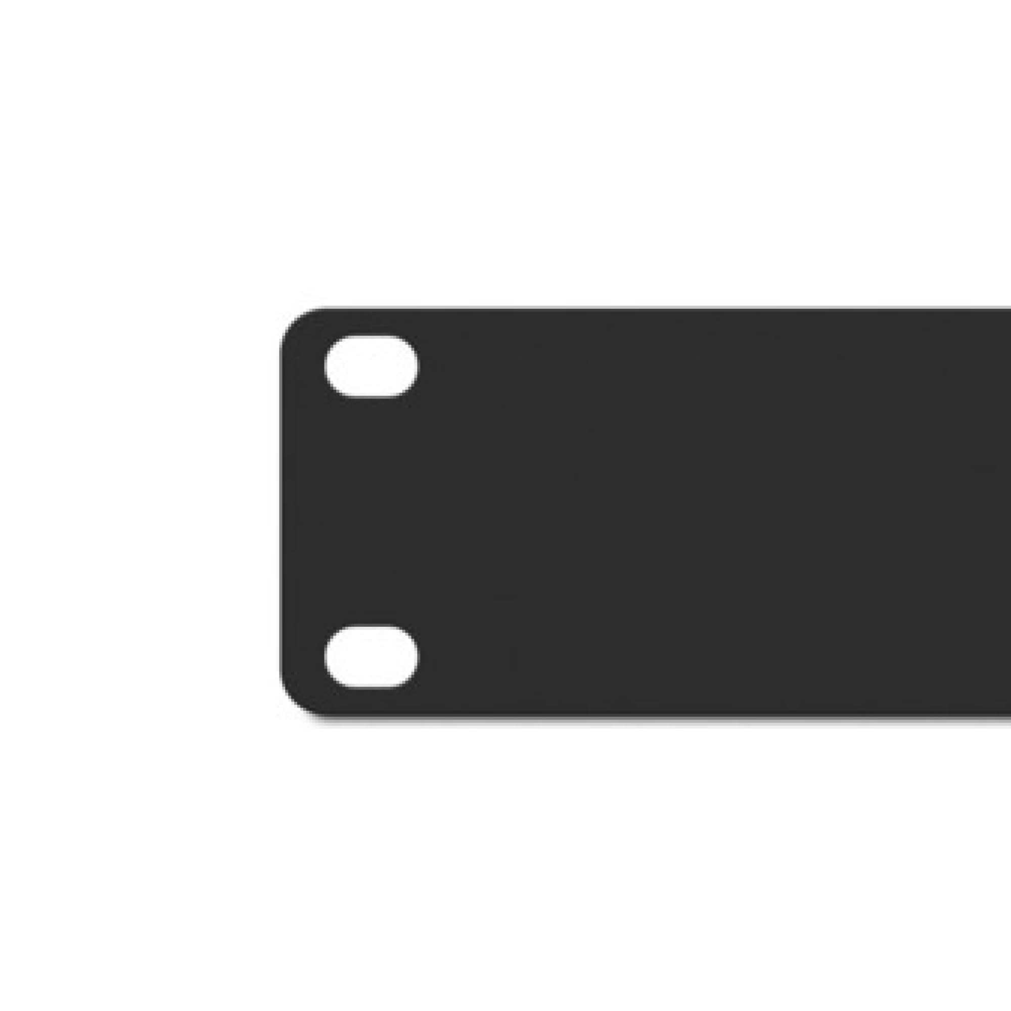 Audibax Pro Rack Panel 1U - Accessoire pour Panneau Rack 1U - Montage dans des Armoires Rack ou Serveur 19 Pouces - Cache Aveugle - Compatibilité Universelle - en Acier - Couleur Noire
