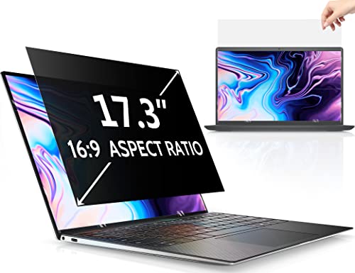 Image of Saco 17.3 inch Privacy Screen Filter Compatible for ASUS ROG Strix G17 G713IE-HX040W and G713IH-HX020T Series with 16:9 Laptop [Reversible Glossy&Matte Finish]