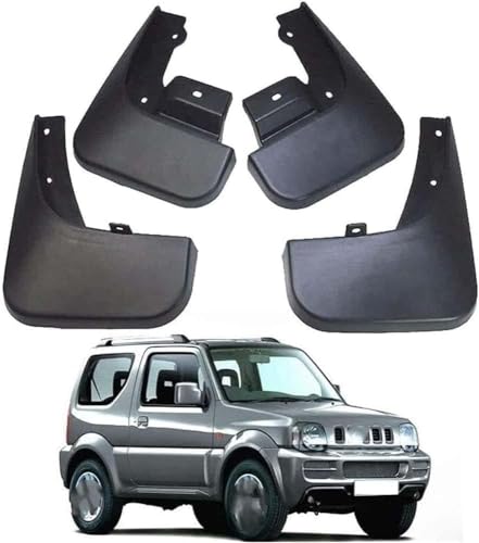4Pcs Guardabarros Coches para Suzuki Jimny 2005-2010, Faldillas Delantero Trasero Protectores Salpicaduras Accesorios Coche