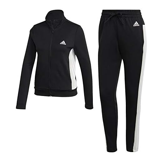 adidas Dam teamsports träningsdräkt, svart/svart, S