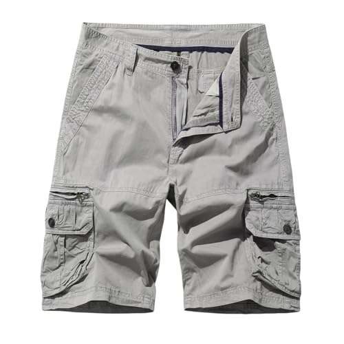 Short de plage multi-poches coupe cargo fluide et confortable