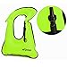 KUYOU Inflatable Snorkel Vest Adult Life Jackets for Snorkeling/Paddle/Swimming/Free-Diving Dive, Safety Load Up to 220 Ibs (Green)