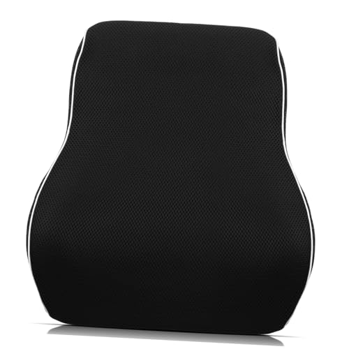 Hemobllo Lumbar Support Pillow for Car Ergonomic Memory Back Support for Comfortable Driving Stylish Design for Any Interior for Relief of Lower Back Fatigue