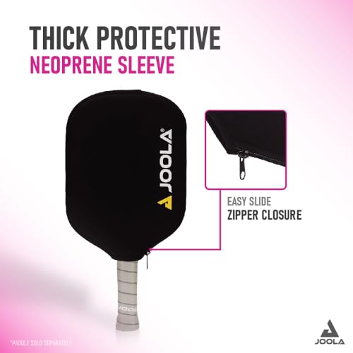 Image of JOOLA Magnus Pickleball Paddle Cover - Protective Neoprene Sleeve for JOOLA Tyson McGuffin Magnus Pickleball Paddle - Fits Extra Long & Elongated Paddles Including 14mm & 16mm - Padded Travel Case