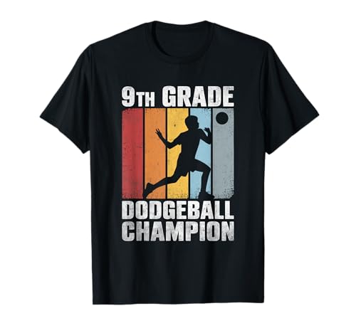 9e année Dodgeball Champion Dodge Ball Game T-Shirt